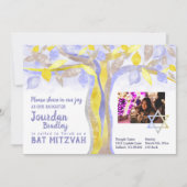 Baum des Lebens Bat Mitzvah Einladung (Vorderseite)
