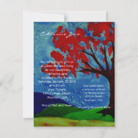 Baum des Lebens Bat Mitzvah Einladung
