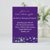 Baum des Lebens Bat Mitzvah Einladung Party Karte (Stehend Vorderseite)