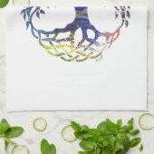 Baum des Lebens, Baum des Lebens, Baum der Lebensg Geschirrtuch (Gefaltet)