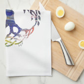 Baum des Lebens, Baum des Lebens, Baum der Lebensg Geschirrtuch (Viertel Falte)