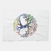 Baum des Lebens, Baum des Lebens, Baum der Lebensg Geschirrtuch (Horizontal)