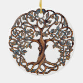 Baum des Lebens, Baum des Lebens, Baum der Lebensg Keramik Ornament (Hinten)