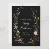 Baum des Lebens Beerdigungsdenkmal des bloralen Wa Einladung (Vorderseite)