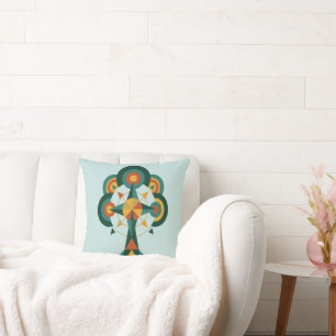 Baum des Lebens Boho-Mandala-Kunst Kissen