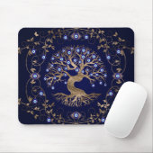 Baum des Lebens böse Augen Ornament Mousepad (Mit Mouse)