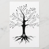 Baum des Lebens Briefpapier (Vorderseite)