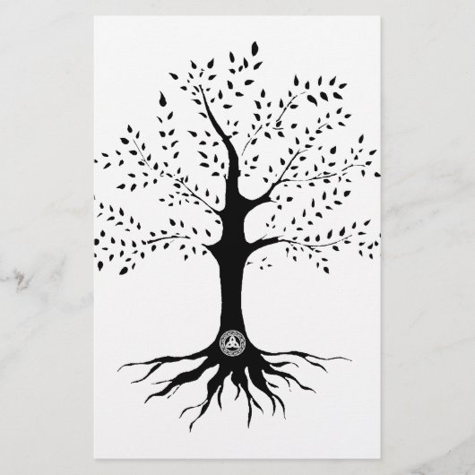 Baum des Lebens Briefpapier (Vorderseite)