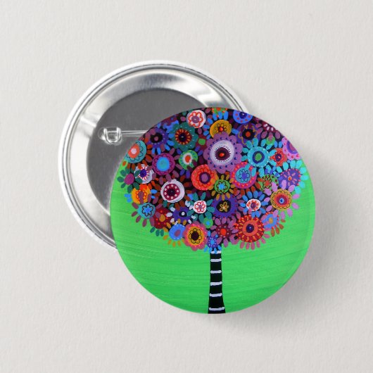 BAUM DES LEBENS BUTTON (Vorne & Hinten)