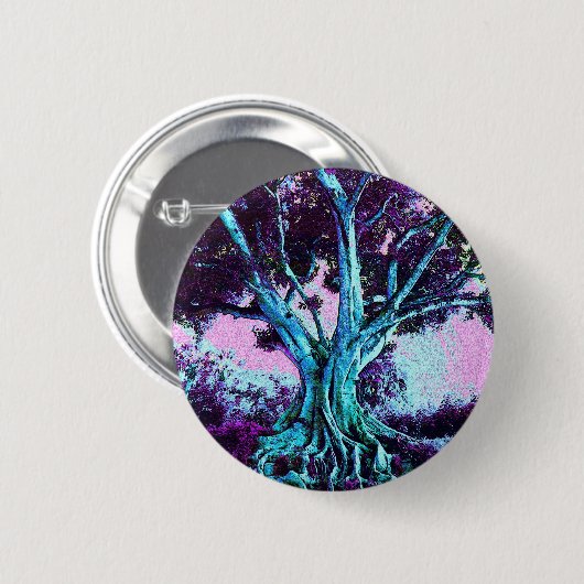 Baum des Lebens Button (Vorne & Hinten)