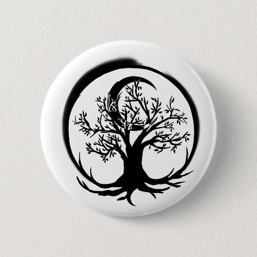 Baum des Lebens Button (Vorderseite)