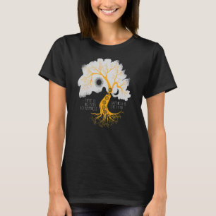 Baum des Lebens Chakra Symbole Glück T-Shirt