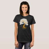 Baum des Lebens Chakra Symbole Glück T-Shirt (Vorne ganz)