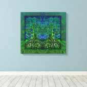 Baum des Lebens Dankbarkeit Leinwanddruck (Insitu (Holzboden))