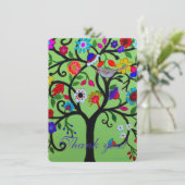 BAUM DES LEBENS DANKEN IHNEN ZU KARDIEREN DANKESKARTE (Stehend Vorderseite)