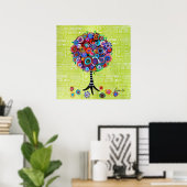 BAUM DES LEBENS DER PRISARTEN POSTER (Heimbüro)