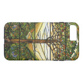 Baum des Lebens/des Tiffany-Buntglas-Fensters Case-Mate iPhone Hülle (Rückseite (Horizontal))