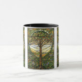 Baum des Lebens/des Tiffany-Buntglas-Fensters Tasse (Zentrum)