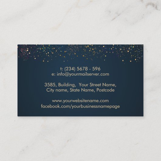 Baum des Lebens - Die Embrace des Heilers Visitenkarte (Rückseite)