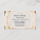 Baum des Lebens durch Amelia Carrie Visitenkarte (Rückseite)