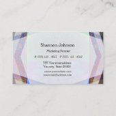 Baum des Lebens durch Amelia Carrie Visitenkarte (Rückseite)