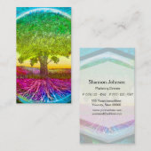 Baum des Lebens durch Amelia Carrie Visitenkarte (Vorne/Hinten)