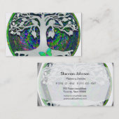 Baum des Lebens durch Amelia Carrie Visitenkarte (Vorne/Hinten)