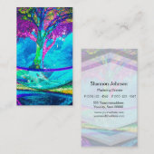 Baum des Lebens durch Amelia Carrie Visitenkarte (Vorne/Hinten)