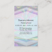 Baum des Lebens durch Amelia Carrie Visitenkarte (Rückseite)