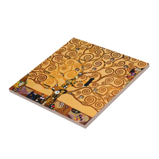 Baum des Lebens durch schöne Kunst Gustav Klimt Fliese (Seite)