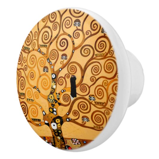 Baum des Lebens durch schöne Kunst Gustav Klimt Keramikknauf (Rechts)