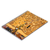Baum des Lebens durch schöne Kunst Gustav Klimt Notizblock (Linke Seite)
