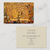 Baum des Lebens durch schöne Kunst Gustav Klimt Visitenkarte (Vorne/Hinten)