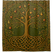 Baum des Lebens Duschvorhang (Vorderseite)