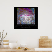 Baum des Lebens einfach glauben Poster (Küche)