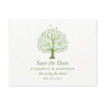 Baum des Lebens, Elegante Hochzeit Save the Date