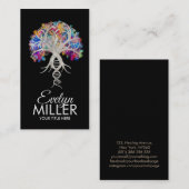 Baum des Lebens - Evolution DNA Perle und Farbe Visitenkarte (Vorne/Hinten)