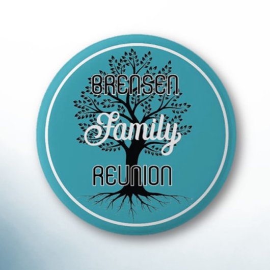 Baum des Lebens! Familientreffen-Button Button