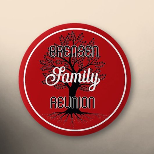 Baum des Lebens! Familientreffen-Button Button