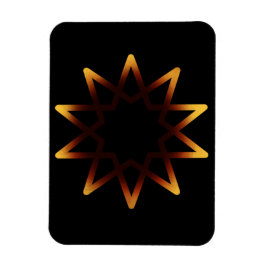 Baum des Lebens Fiery Orange Symbol Magnet