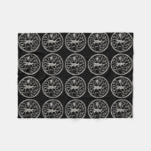 Baum des Lebens Fleece Blanket (Vorderseite (Horizontal))