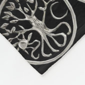 Baum des Lebens Fleece Blanket (Ecke)