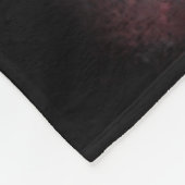 Baum des Lebens Fleecedecke (Ecke)