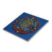 Baum des Lebens Fliese (Seite)