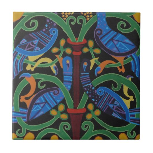 Baum des Lebens Fliese (Vorderseite)