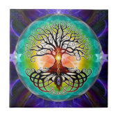 Baum des Lebens Fliese (Vorderseite)