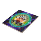 Baum des Lebens Fliese (Seite)