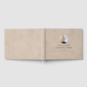 Baum des Lebens Gedenkbuch Beige Custom Gästebuch (Voll)