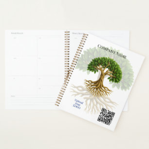 Baum des Lebens Geschäftslogo Werbematerial Planer