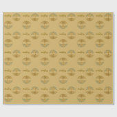 Baum des Lebens Geschenkpapier | Individuell für i (Flach)